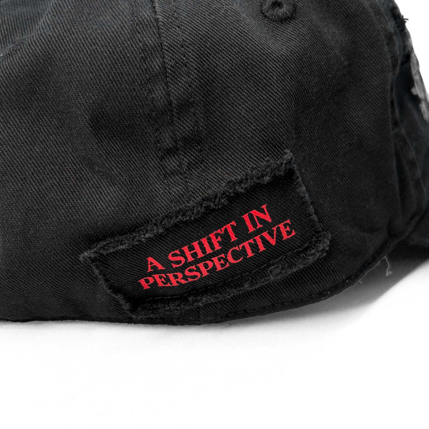 (Pre order) REZZ - Limited Edition Shift in Perspective Distressed Dad Hat - Black