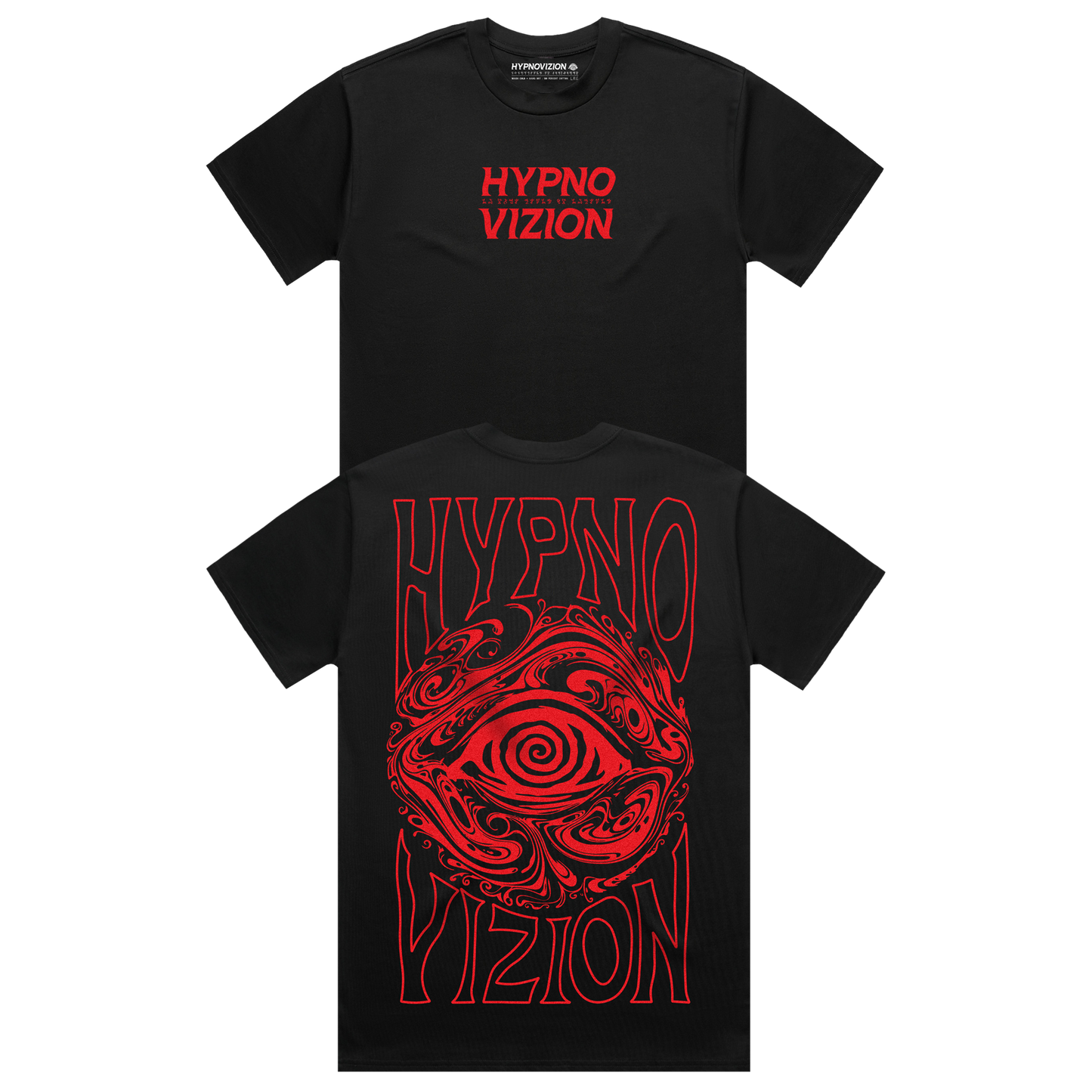 HypnoVizion - Lost In The Mix - Unisex Black Tee