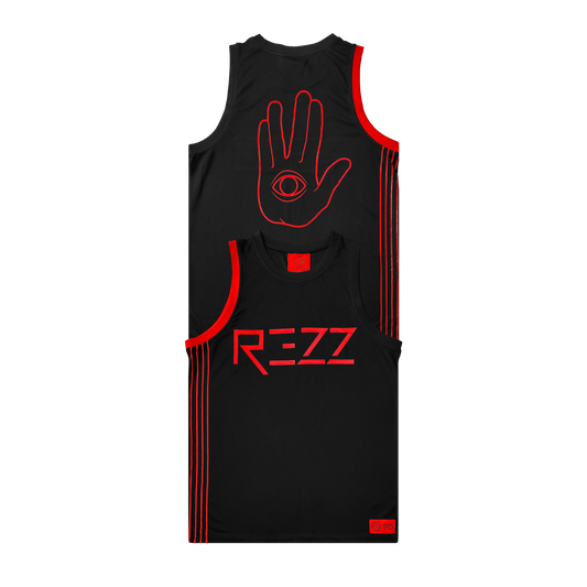 REZZ - Hand Logo - Basketball Jersey