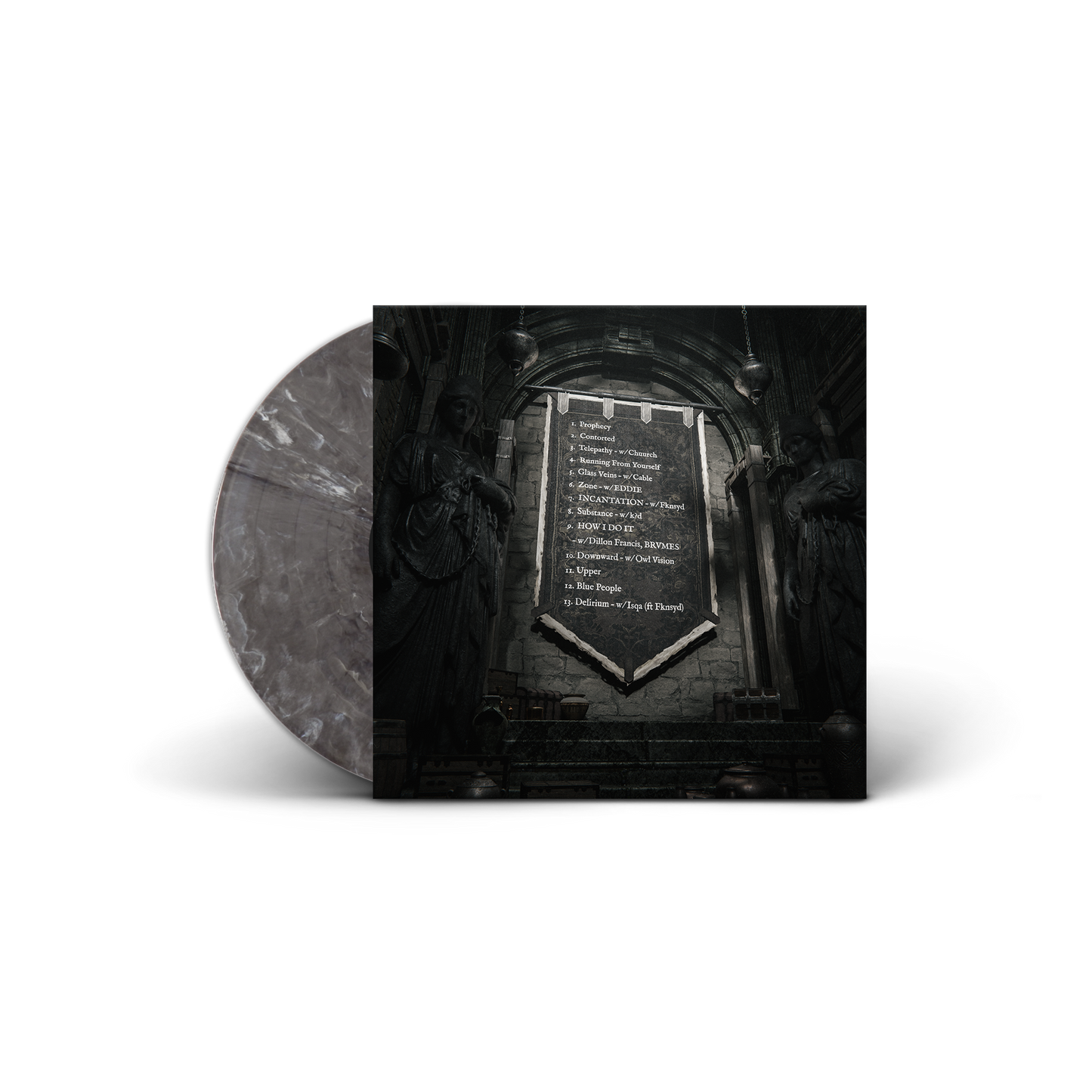 (Pre Order) REZZ - As The Pendulum Swings - Mineral Gray Splatter Vinyl