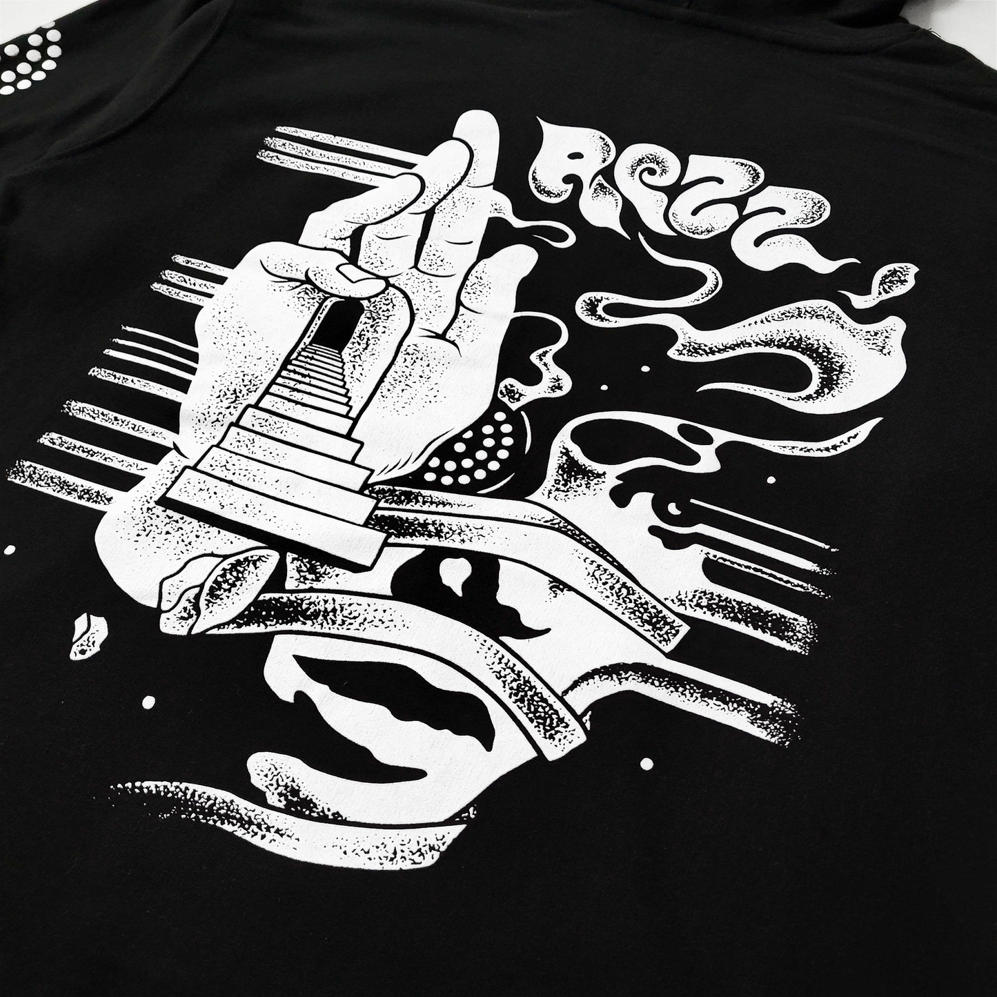 REZZ - Perception - Black Glow In The Dark Pullover Hoodie