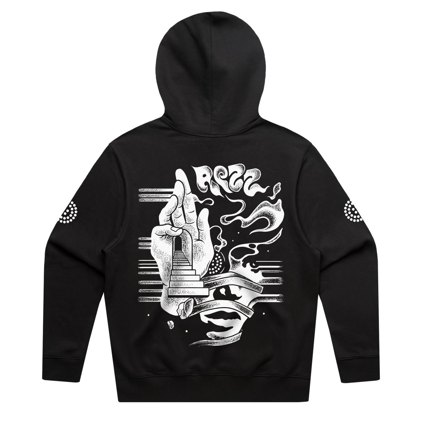REZZ - Perception - Black Glow In The Dark Pullover Hoodie