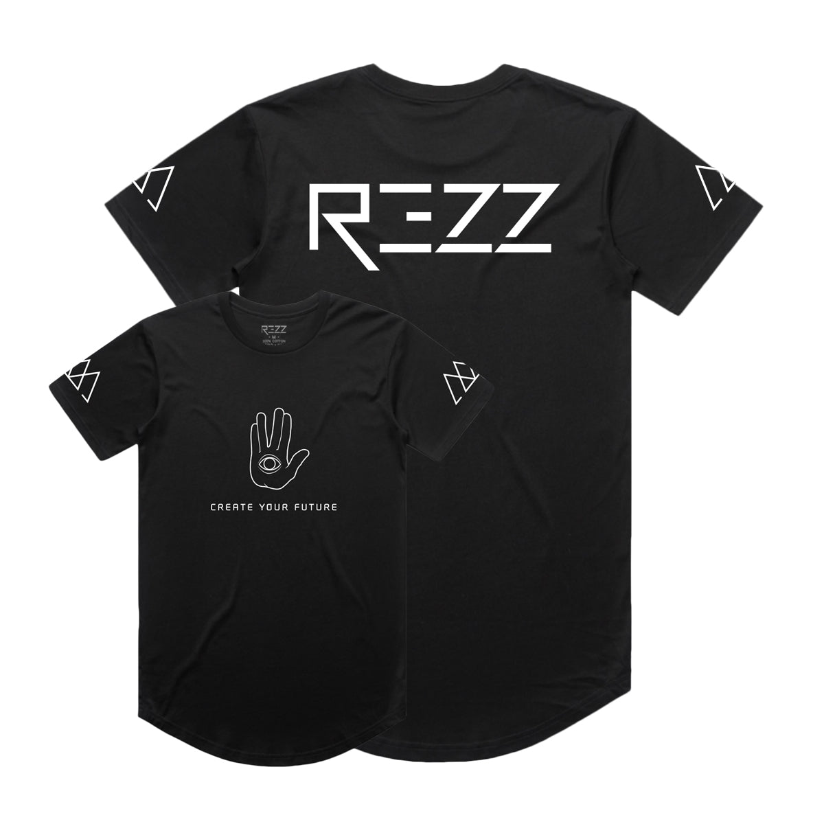 Rezz - Create Your Future - Black Long Tee