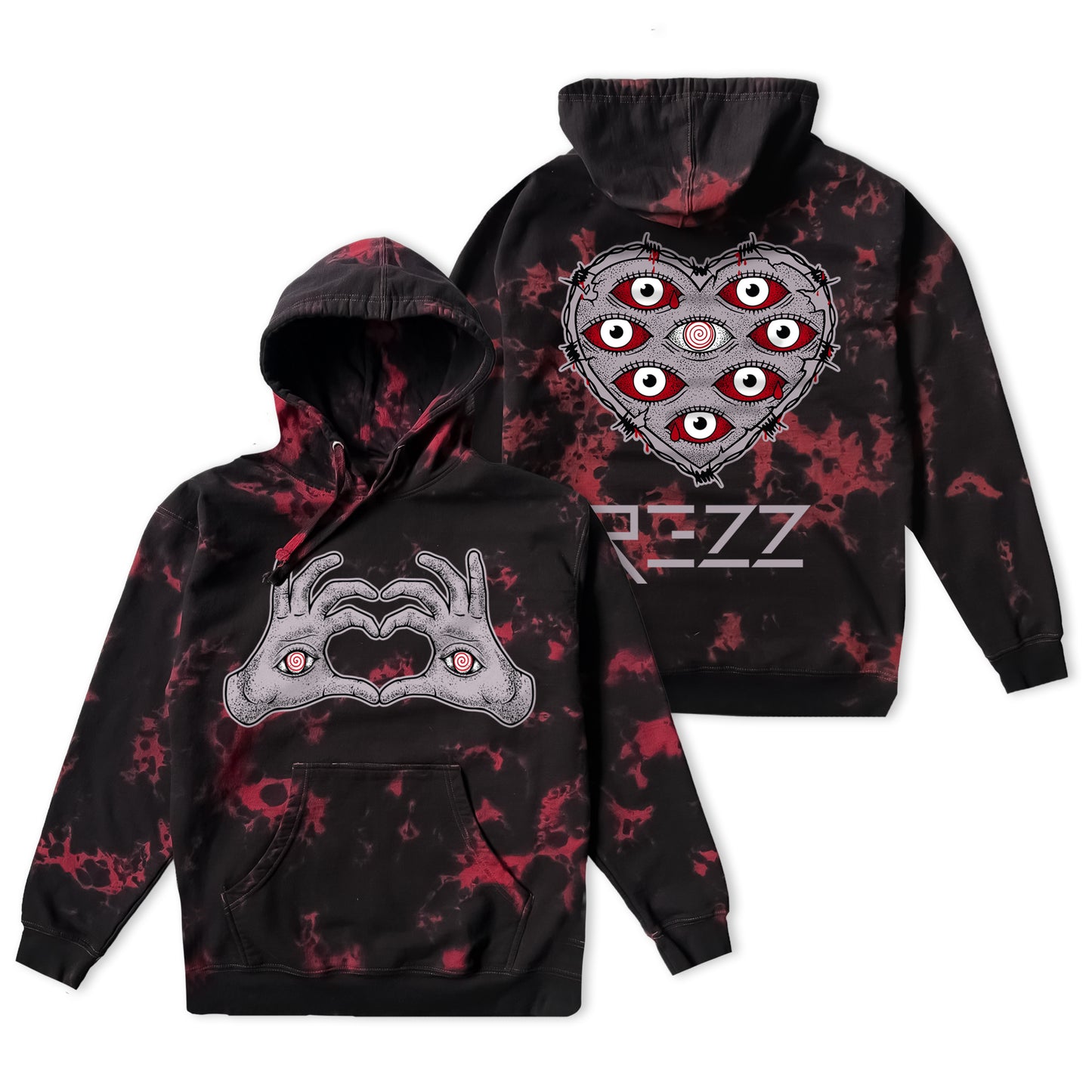 Rezz - Be Mine - Tie Dye Hoodie
