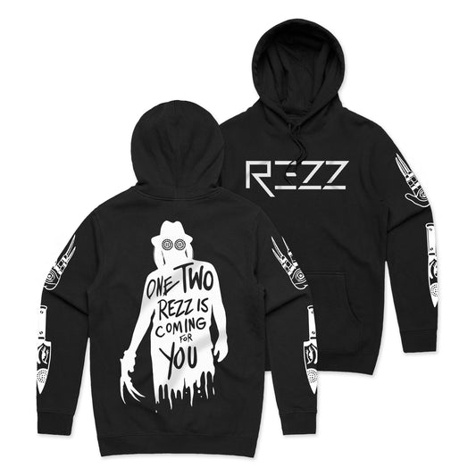 Rezz - One Two - Black Pullover Hoodie