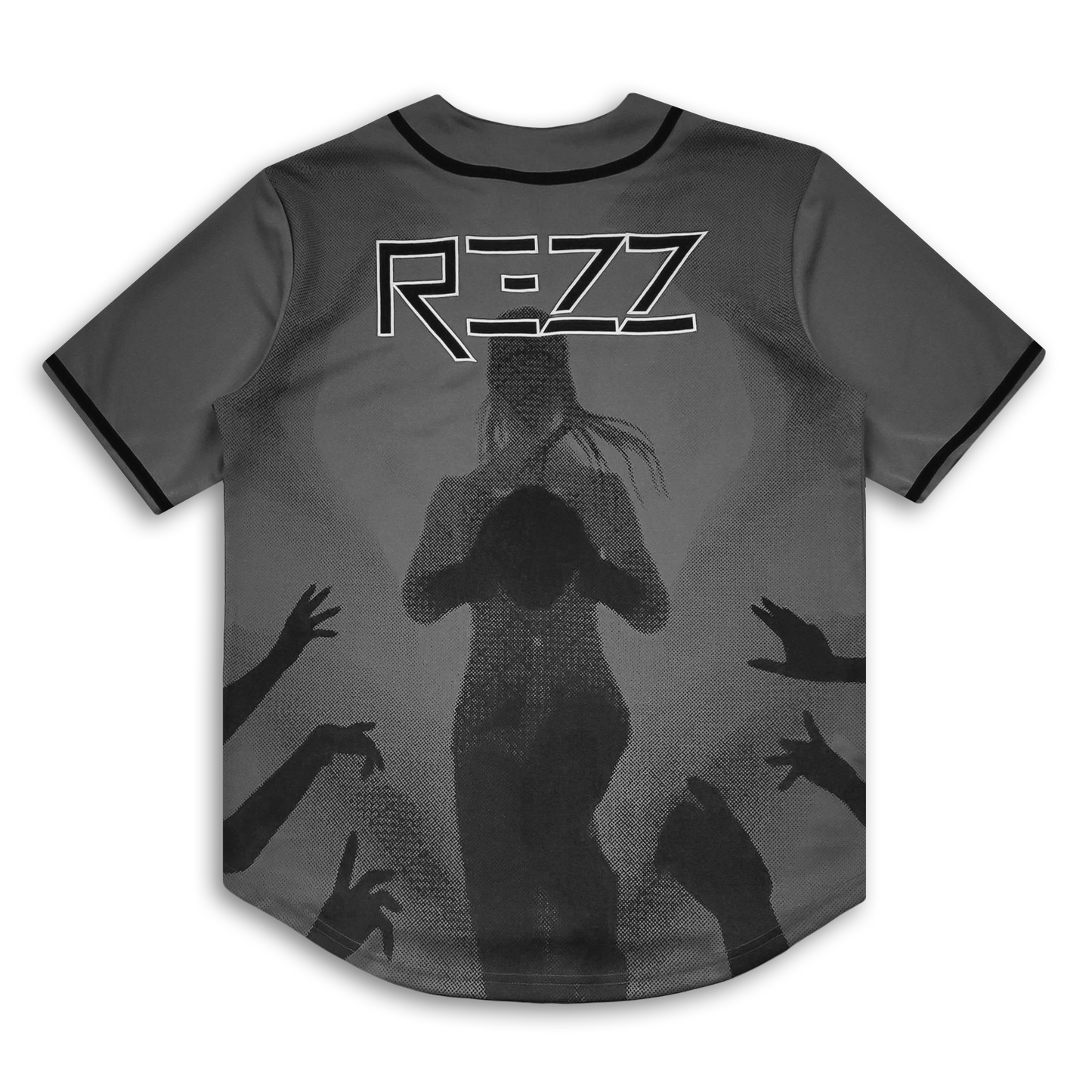 REZZ - Mission - Baseball Jersey - Charcoal