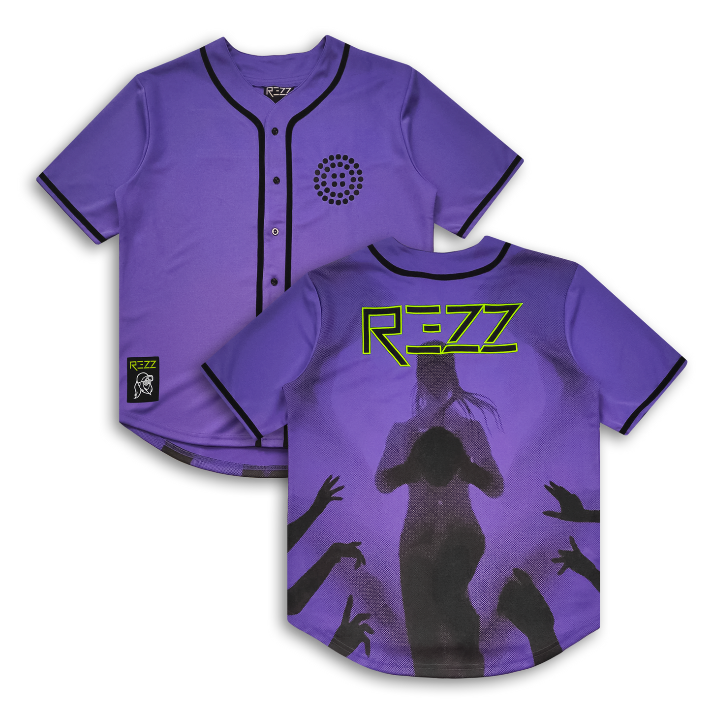 REZZ - Mission - Baseball Jersey - Purple