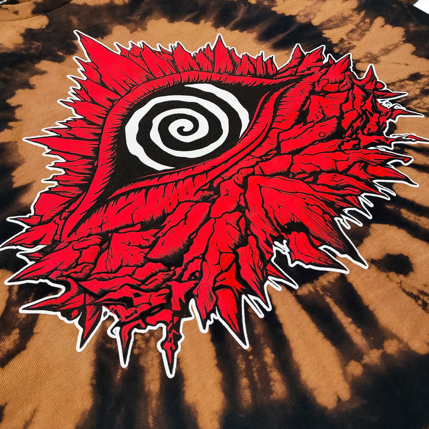 HypnoVizion - Dry Heat bleach tie dye Tee