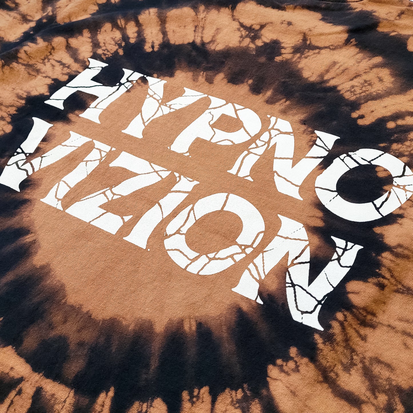 HypnoVizion - Dry Heat bleach tie dye Tee