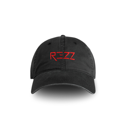 Rezz - Logo Faded Dad Hat - Black