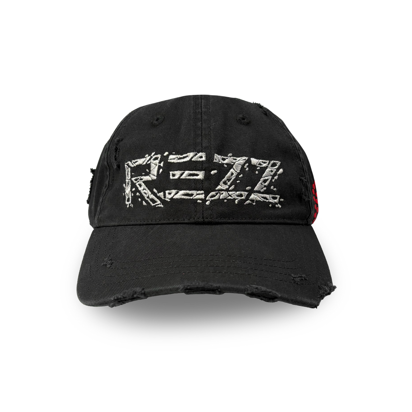 (Pre order) REZZ - Limited Edition Shift in Perspective Distressed Dad Hat - Black