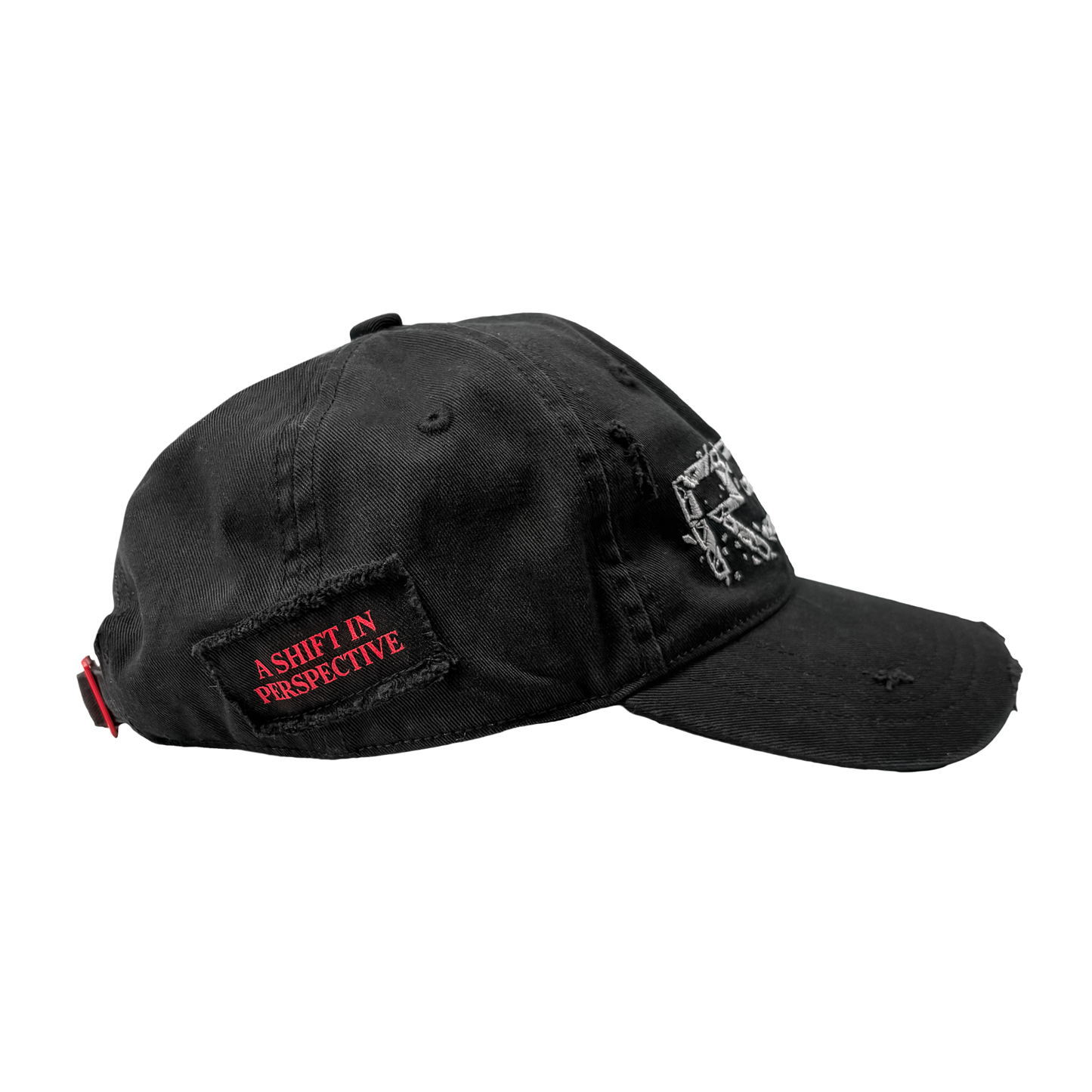 (Pre order) REZZ - Limited Edition Shift in Perspective Distressed Dad Hat - Black
