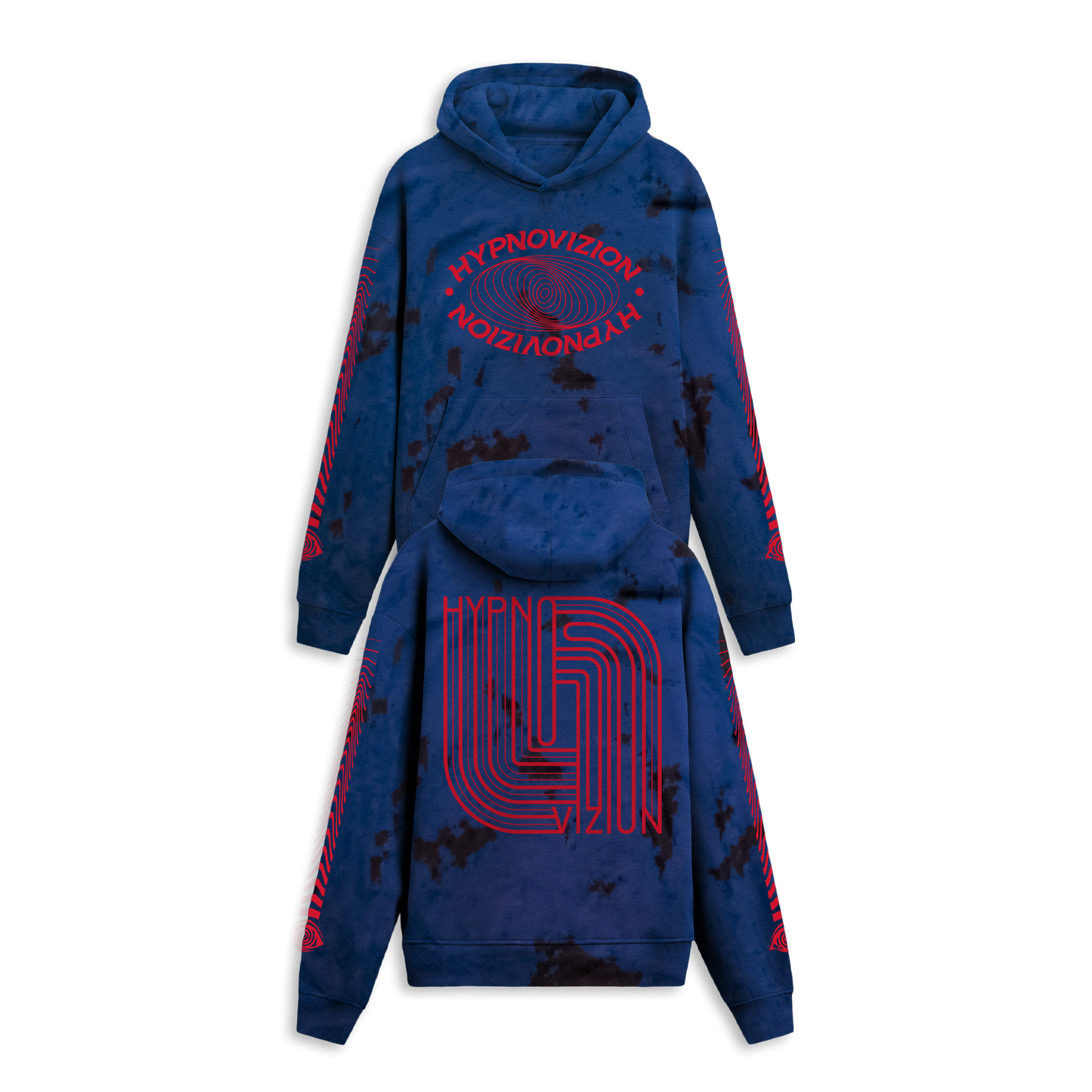 HYPNOVIZION - Blender Heavy Weight Tie Dye Hoodie