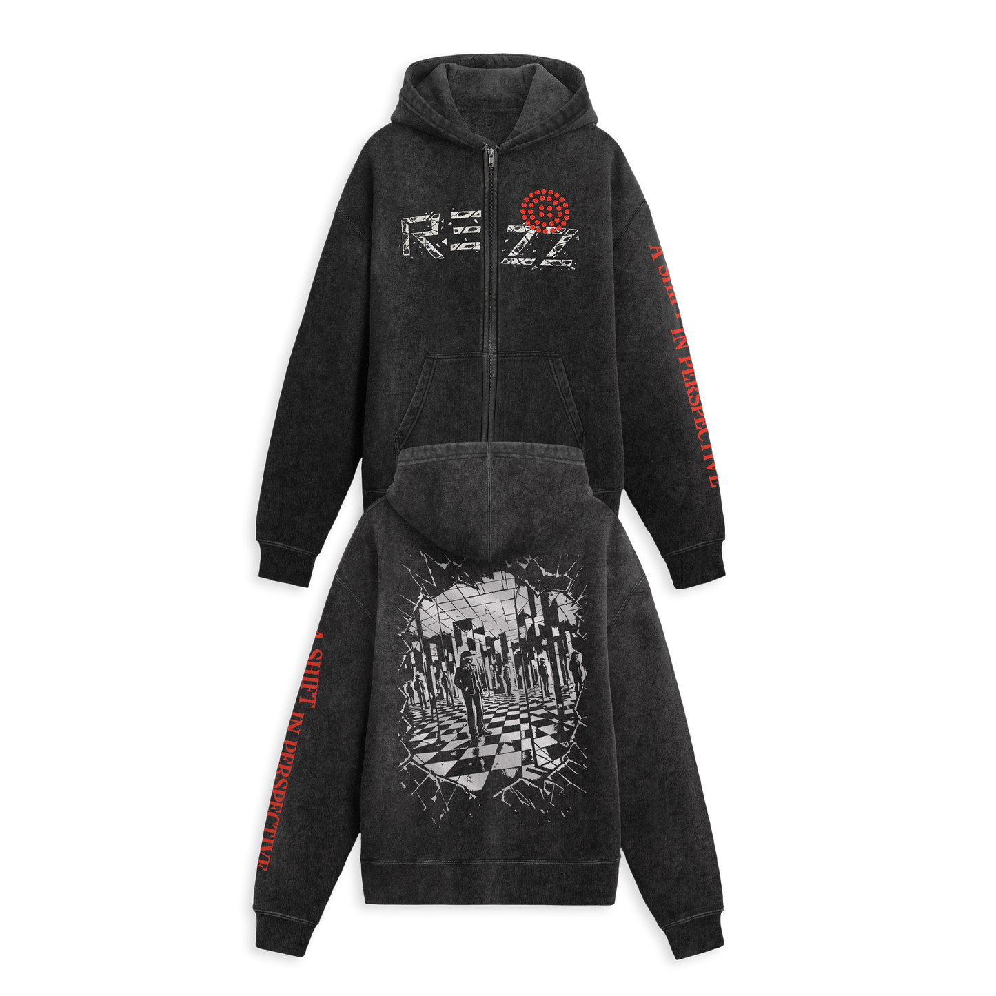 (Pre order) REZZ - Limited Edition Shift in Perspective Zip up Hoodie