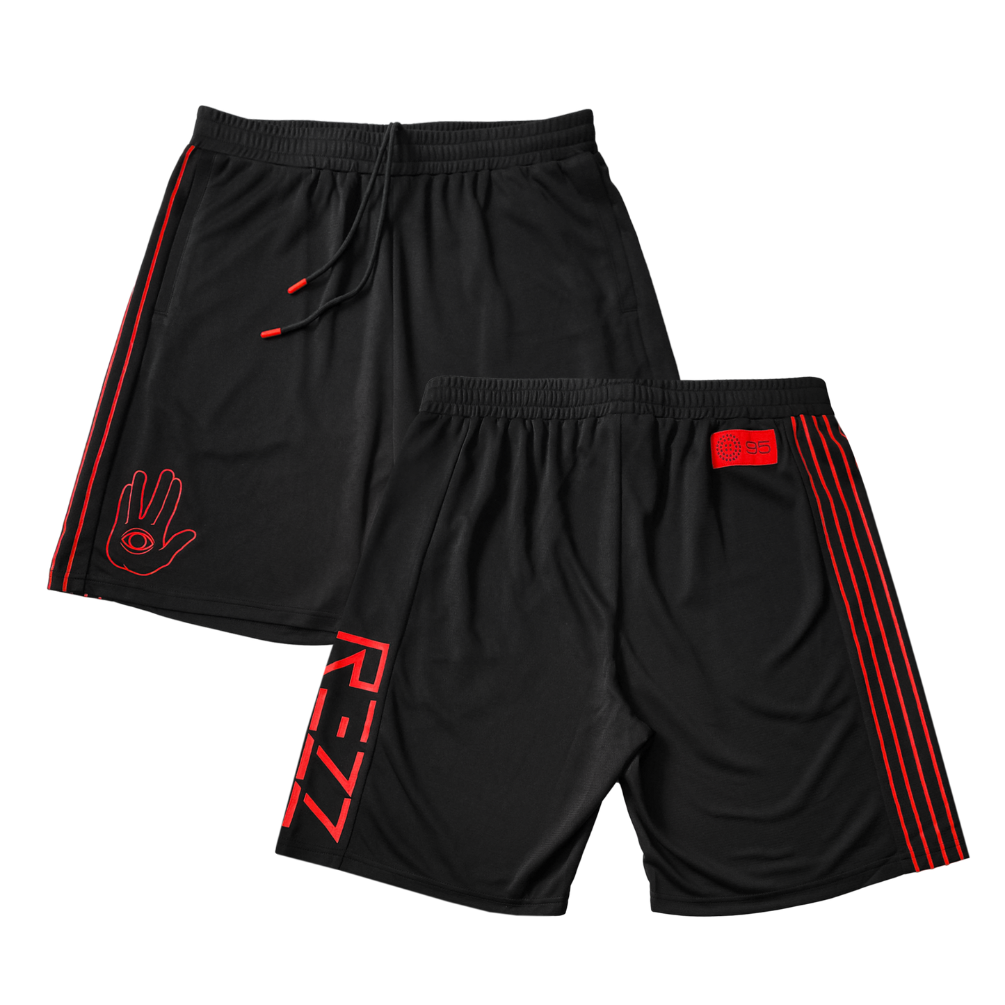 REZZ - Summer 24 Hand Logo Basket Ball Shorts