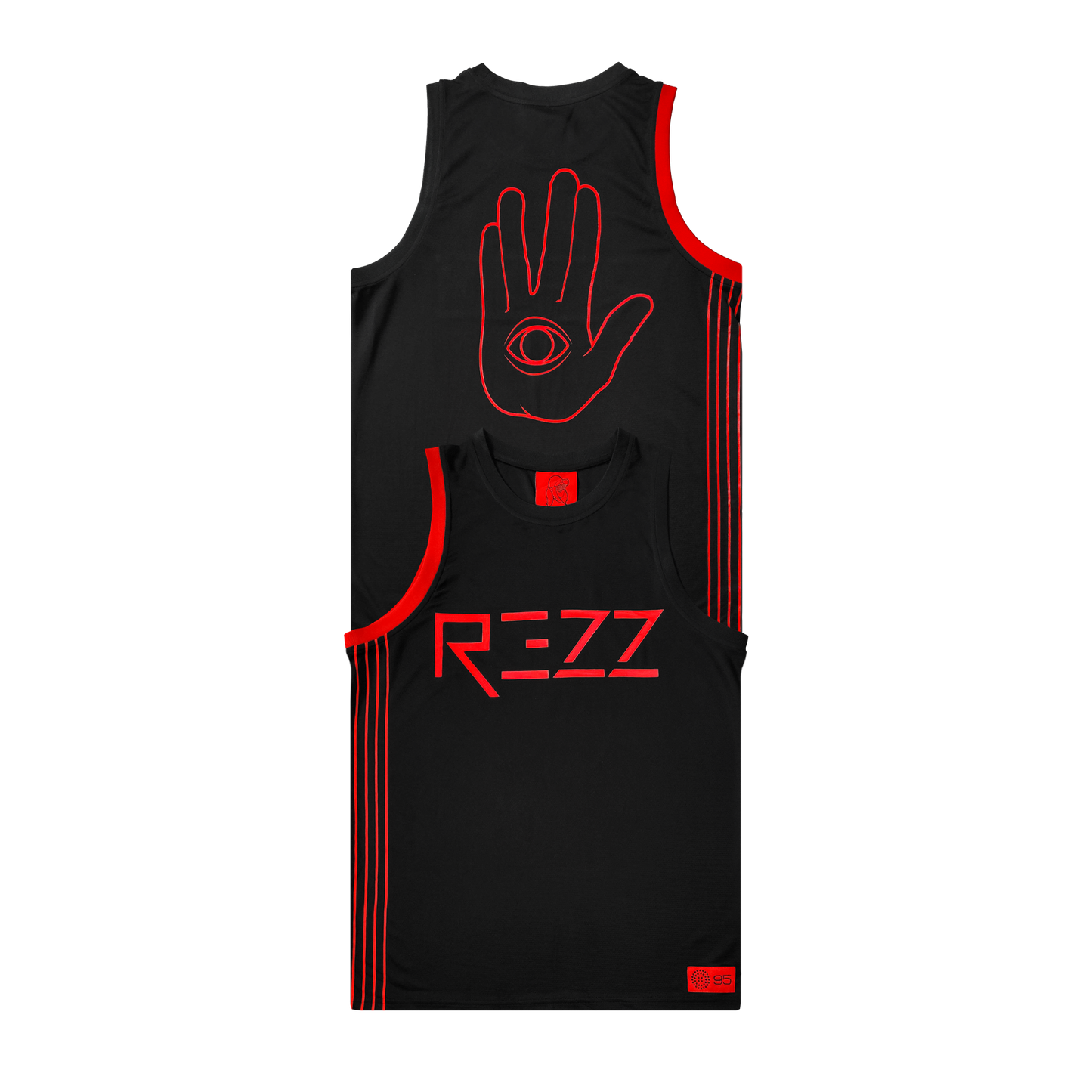 REZZ - Summer 2024 Hand Logo - Basketball Jersey