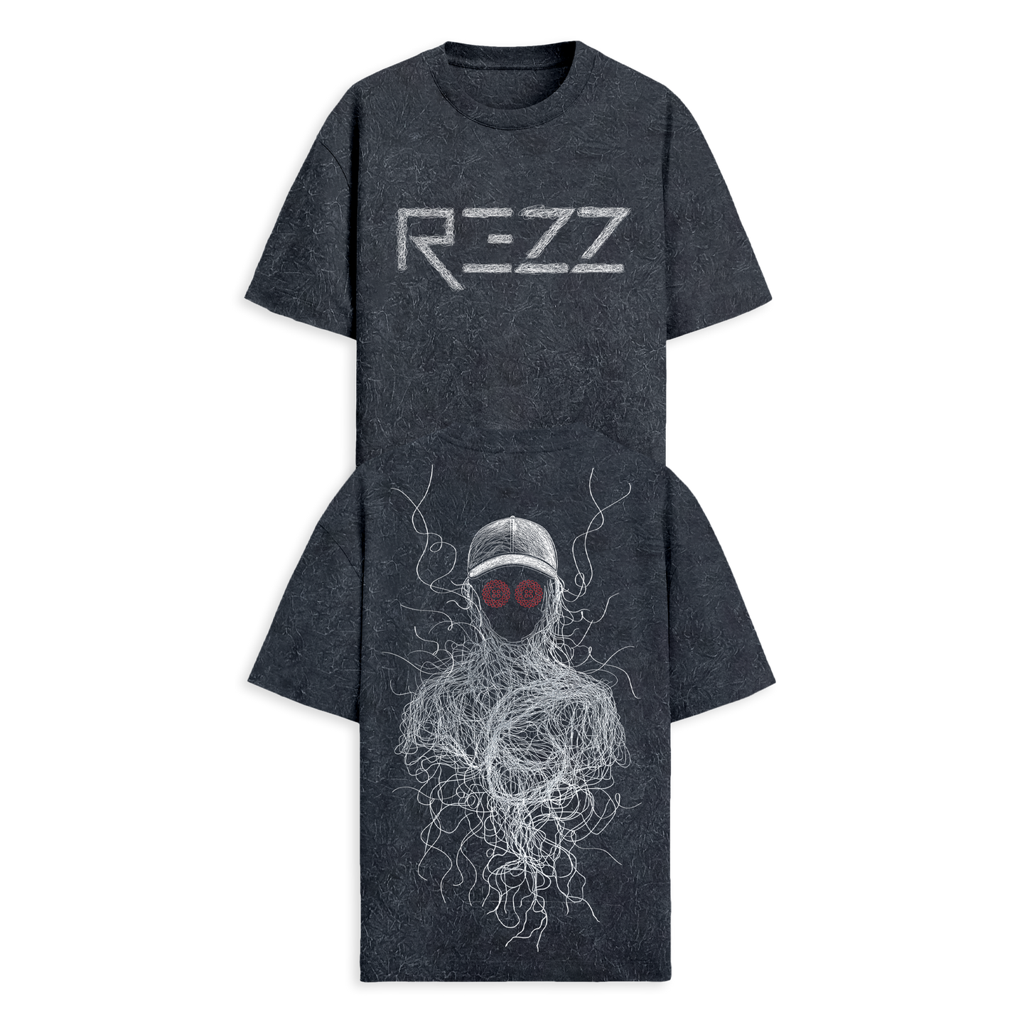 REZZ - Wired Heavyweight Mineral Wash Tee