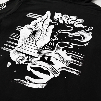 REZZ - Perception - Black Glow In The Dark Pullover Hoodie