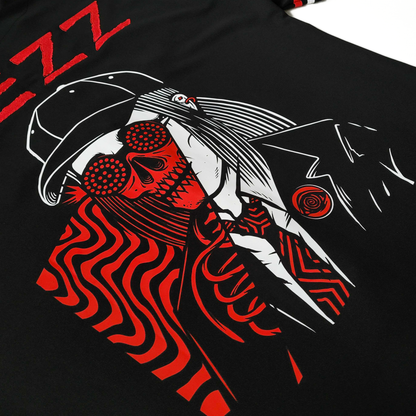 REZZ - Death Stare - Baseball Jersey - Red / Black