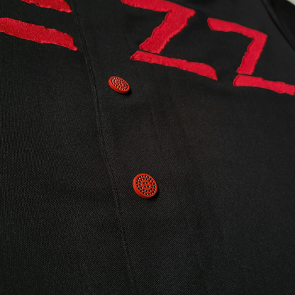 REZZ - Death Stare - Baseball Jersey - Red / Black
