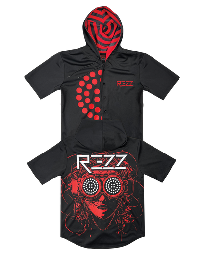 Rezz - Mind Bender - Hooded Baseball Jersey